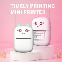 新款迷你便攜式口袋熱敏移動打印機貼紙USB照片打印機，熱感式黑白打印 - 彩色 - 查看 12