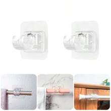 Curtain Window Rods - 화이트 - 보기 11