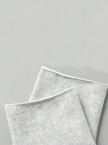 5pairs/Set Plus Size Men's Thin Mid-Calf Socks For Spring And Summer, Moisture-Wicking, Breathable, Classic Colors, Suitable For Business And Daily Wear, Fall