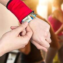 1PC Zipper Running Bags Lightweight Wrist Wallet Pouch For Phone Key Card Sweatband Gym Fitness Sports Cycling Wristband Arm Bag - Black - View 6