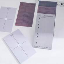 1pc Retro Daily Plan Sticky Notes Notebook With 50pcs Random Patterned Sheets - Multicolor - View 3