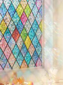 Window Privacy Film Frosted Glass Window Film Sun Blocking Window Tinting Film For Home, Static Clings Removable Frosting Bathroom Door Window Covering,Stickers,Wall Decal, Vinyl Decal For Home Decorations,Spring Decoration Items Refresh Your Home,Rama Decoration Stickers