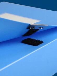 A4 Archival Box, Thicker Material 3.5cm Document Holder, Office Storage Box For Contracts And Documents - Blue - View 6