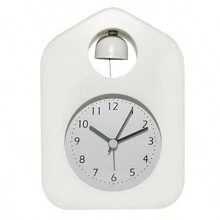 1pc Minimalist Metal Cartoon Quartz Alarm Clock, Silent Bedside/Desk Clock With Luminous Display - Multicolor - View 14