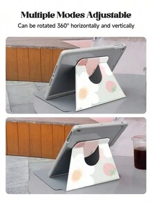 Flowers iPad 旋转保护套 兼容 iPad 第 10 代 10.9 英寸 2022 - 360 度旋转支架保护套 带笔架，自动唤醒睡眠 - 360° Rotating - 查看 8