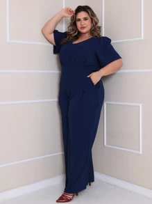 Plus Size Jumpsuits - 藏蓝色 - 查看 6