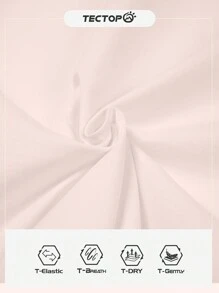 TECTOP Antrenament de vară Tricouri pentru damă Mâneci cu uscare rapidă Culoare uni Gâtul turnat Antrenament atletic Dry Fit Sport de performanță Absorbție de alergare Top Sală de sport