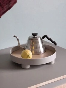 1入組北歐風格多功能水果、杯子、香水和小物品收納托盤，適用於桌面裝飾 - 白色 - 查看 9
