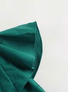 MARC&JANIE 2pcs Young Girl Sweet Cute Ruffle Cap Sleeve Round Neck Top And Shorts Set For Summer - Green - View 5
