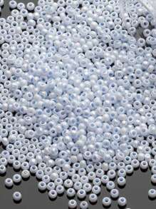 1400pcs 1.9mm Cream Series Glass Beads For Diy Bracelet And Necklace Making - Dusty Pink - View 8