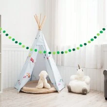 1pc/3cm Colorful Wool Felt Ball Plush Ball (Sold As A Set) For Fireplace Room Decoration, Baby Stroller Decor, Easter, Thanksgiving, Wall Decoration, Party Ornament, Home Decor , Room Decor, Wall Decor Gifts Birthday Graduation Christmas Decorations Christmas