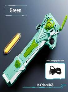 USB có thể sạc lại 16 màu RGB Laser Sword Với cảm biến trọng lực Hiệu ứng âm thanh Đồ chơi nhấp nháy Đèn thanh kiếm không gian nhấp nháy 2 trong 1, các bộ phận đơn lẻ được vận chuyển ngẫu nhiên - Nhiều màu - Xem 3