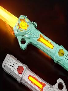 USB có thể sạc lại 16 màu RGB Laser Sword Với cảm biến trọng lực Hiệu ứng âm thanh Đồ chơi nhấp nháy Đèn thanh kiếm không gian nhấp nháy 2 trong 1, các bộ phận đơn lẻ được vận chuyển ngẫu nhiên - Nhiều màu - Xem 10