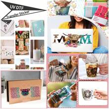 11 Pieces/Set Random Animal Designs UV DTF Cup Wrap Waterproof 3D Transfer Sticker Pack For Mugs Bottles 16oz Glass Cup DIY - 11pcs Random Designs - View 7