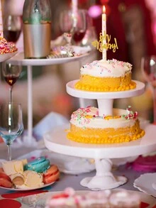 6pcs/Pack "Oh Baby" Cake Toppers For Baby Shower, Birthday Party Decorations, Cake Decorbaby Shower Family Decorations Gifts - Gold - View 6