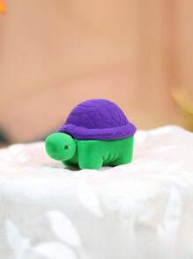 1pc Cartoon Cute Turtle Shaped Ring Box/Jewelry Box For Earrings With Flocked Lining, Gift Box - Little Turtle - View 11