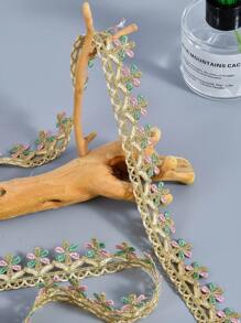 1 Sân Họa Tiết Hoa Phối Băng Ren Viền May, Gói Quà Tặng, Đồ Trang Trí Và Trang Trí Đám Cưới Cô Dâu - Nhiều màu - Xem 3