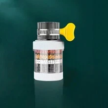Filtro de agua universal para grifo para uso doméstico, purificador de agua a prueba de salpicaduras para grifo de cocina - Multicolor - Ver 6