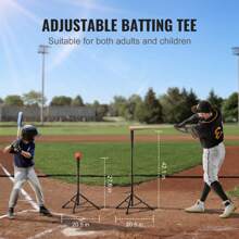 KFFKFF 5x5 Ft Baseball Softball Practice Net, Portable Baseball Training Net For Hitting Batting Catching Pitching, Backstop Baseball Equipment With Bow Frame, Carry Bag, Strike Zone, Ball, Batting Tee
