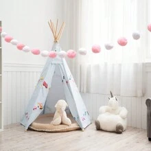 1pc/3cm Colorful Wool Felt Ball Plush Ball (Sold As A Set) For Fireplace Room Decoration, Baby Stroller Decor, Easter, Thanksgiving, Wall Decoration, Party Ornament, Home Decor , Room Decor, Wall Decor Gifts Birthday Graduation Christmas Decorations Christmas