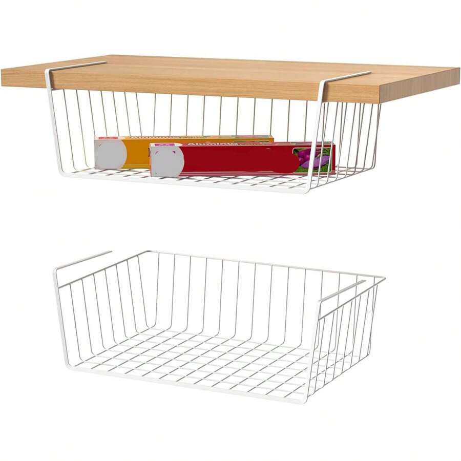 1Pc Cabinet Metal Storage Rack, Space Saving Storage Racks For Kitchens ...