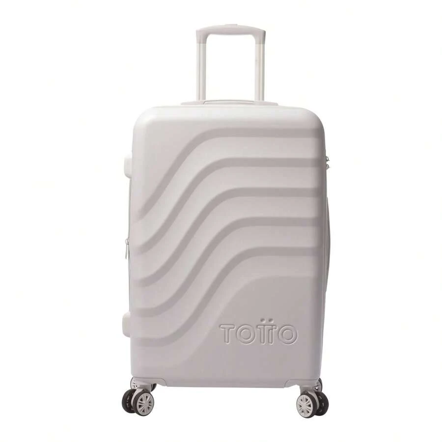 TOTTO Medium Expandable Hard Suitcase Beige White Sand Bazy + 44x69x26 Cm Outer: Polycarbonate:70% Acrylonitrile Butadiene Butadiene Styrene:30% Lining: Polyester:100% - 米色 - 查看 1