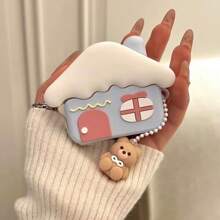 Winter Cottage Protective Case Compatible With Airpods 1/2, New AirPods 3 And Apple AirPods Pro 2, Shockproof Cover Compatible With Apple Wireless Bluetooth Earphones