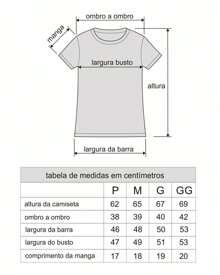 kit 2 camisetas femininas 100% algodão manga curta - Azul e Branco - Visão 2