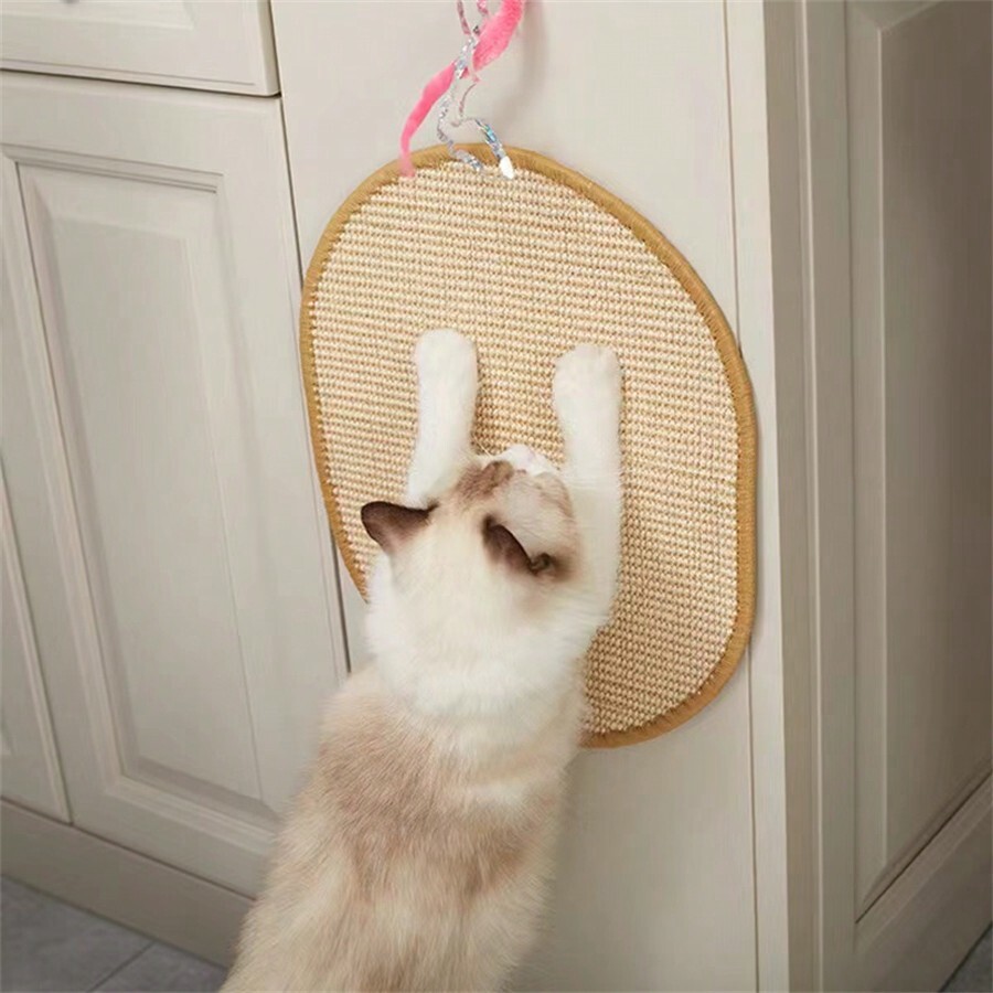 CactusShaped Cat Scratch Board, NonShedding Cat Scratching Pad, Sisal