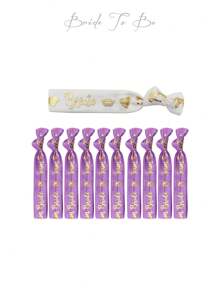 Bride Tribe Bachelore Party Bracelet Hand Band Bride To Be Gift Bridal Shower, 11Pieces, Hen Party Bracelets, 1 White Bridal Bracelets, 10 Bridal Bracelets, For Wedding, Party, Engagement And Hen Party Decoration,Christmas - Multicolor - View 7