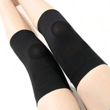 2 Pcs Free Size Women's Compression Sports Knee Support Protector Knee Brace Pad Gym Accessories Knee Support - Multicolor - View 2