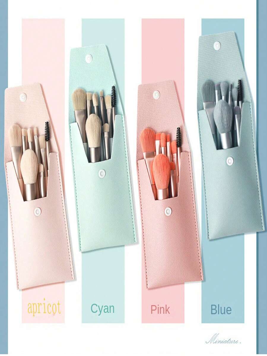 Bộ cọ trang điểm Apricot 8 cây + Túi đựng Bộ cọ trang điểm mini cầm tay Dụng cụ làm đẹp cho người mới bắt đầu Phấn phủ siêu mềm cao cấp Phấn mắt Cọ chải lông mày Cọ chải môi Cọ phấn mắt, Bộ cọ, Bộ cọ trang điểm, Bộ cọ trang điểm, Bộ trang điểm hoàn chỉnh, Bộ cọ trang điểm, Bộ trang điểm hoàn chỉnh, Bộ cọ, Cọ trang điểm, Bộ quà tặng trang điểm, Bộ - Màu be - Xem 1