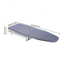 Wall Mounted Ironing Board Foldable Foldable Ironing Board 81*31*15cm 180° Extendable 180° Extendable Ironing Board Cover Steam Ironing Board - Grey - View 4