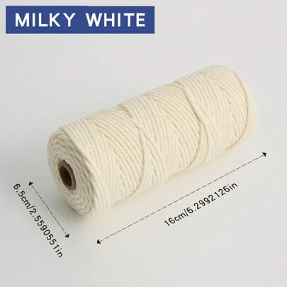 Corde de 3 mm colorée, corde tissée à la main épaisse et fil, corde tressée, corde de reliage, corde décorative