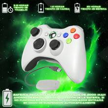 Control Para Xbox 360 Inalambrico Mando Para  Xbox 360 Inalambrico Blanco - Blanco - Ver 5