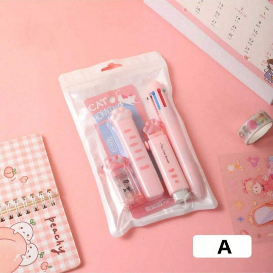 Student Stationery Set, Cute Student Gift Bag, Student Learning Supplies Set For Graduation Gifts And Learning Prizes - Multicolor - View 1