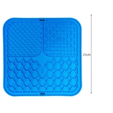 Pet Licking Mat Silicone Pet Slow Food Tableware Bowl Suction Cup Dog Licking Mat Slow Food Anti-Choking Mat - Multicolor - View 8