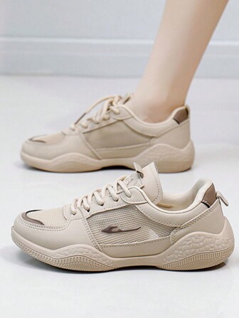 New Fashionable Casual Sports Shoes For Women, Cute, Modest, Glamorous, Elegant, Collegiate, Resort Style, Lightweight, Non-Slip, Simple, Stylish, Durable, Comfortable, Flattering Fit, Sports Casual Shoes (Size Runs Small, Recommend Ordering One Size Up)