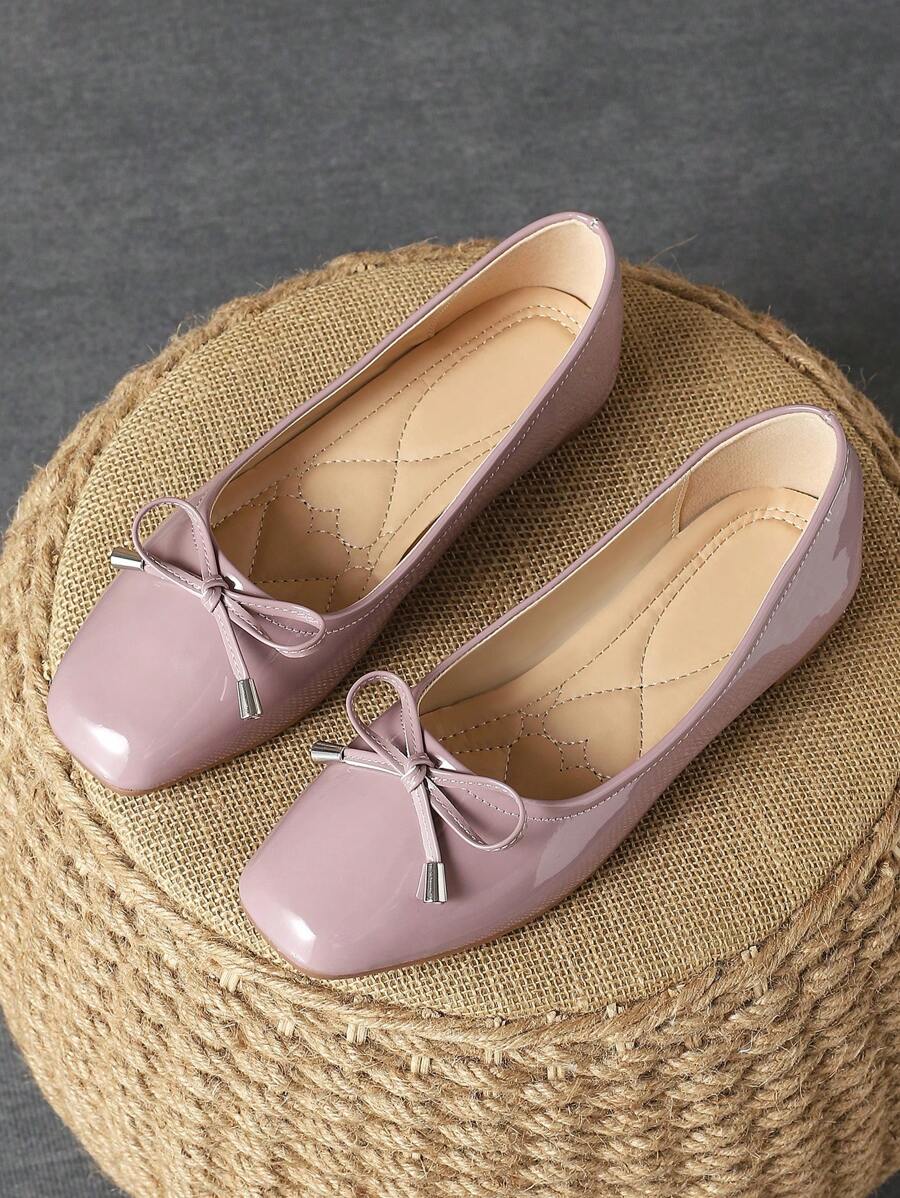 MonaNise 女士时尚卡其色、黑白方头鞋、红色一脚蹬、黄色平底鞋、薄荷绿休闲/旅行鞋、粉色秋季鞋、勃艮第红派对/正式鞋、百搭办公室黑色平底鞋