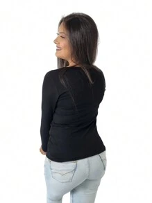 Women T-Shirts - màu đen - Xem 5