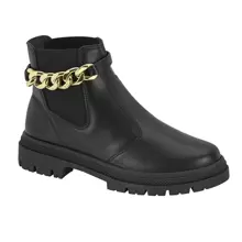 Women Mid-Calf Boots - 黑色 - 查看 1