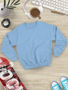 Women Sweatshirts - 淺藍色 - 查看 3