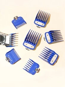 1 set de 8 piezas Juego de peines guía para cortapelos para hombres, compatible con recortadoras de cabello 8148, herramientas para el cabello, productos y accesorios para peluquería, salón de belleza, esenciales de viaje, vuelta al cole, accesorios para el cabello para mujeres, cepillo para peinado hacia atrás, accesorios de peluquería, secador de pelo - Multicolor - Ver 6