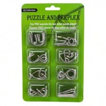 Quebra Cabeça De Metal Enigma 6 Modelos Puzzle and Perplex - Verde - Visão 2