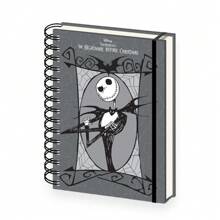 Disney The Nightmare Before Christmas Spooky A5 Notebook (Grey/Black/White) - Grey/Black/White - View 1