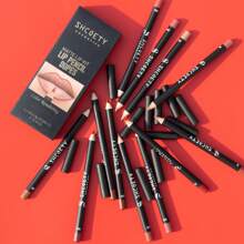 12 piezas Set de pintalabios mate y delineador de labios en colores nude, larga duración sin descamación, en caja de regalo - Multicolor - Ver 3