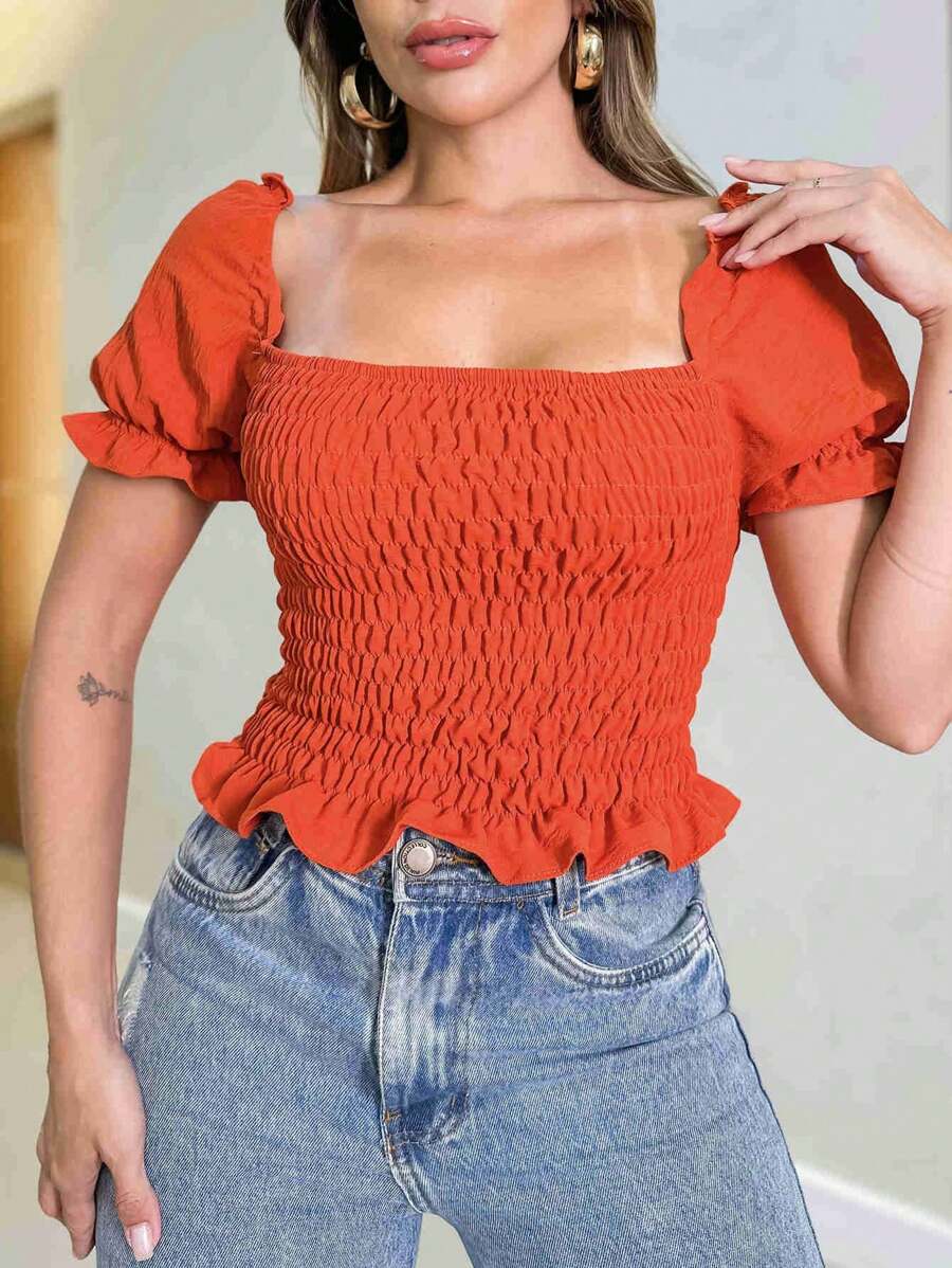 Women Tops - Rỉ Nâu - Xem 1