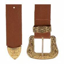 Women Belts - 駝色 - 查看 1