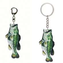 12pcs Acrylic Fish Shaped Keychain For Fishing Lovers, Multifunctional Keyring Decoration Gift For Men And Women Car Accessories Bag Charm School Letter Cute Goth Y2k