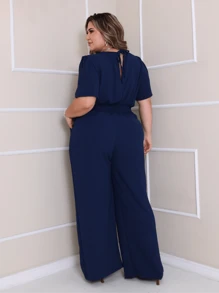 Plus Size Jumpsuits - 藏蓝色 - 查看 5